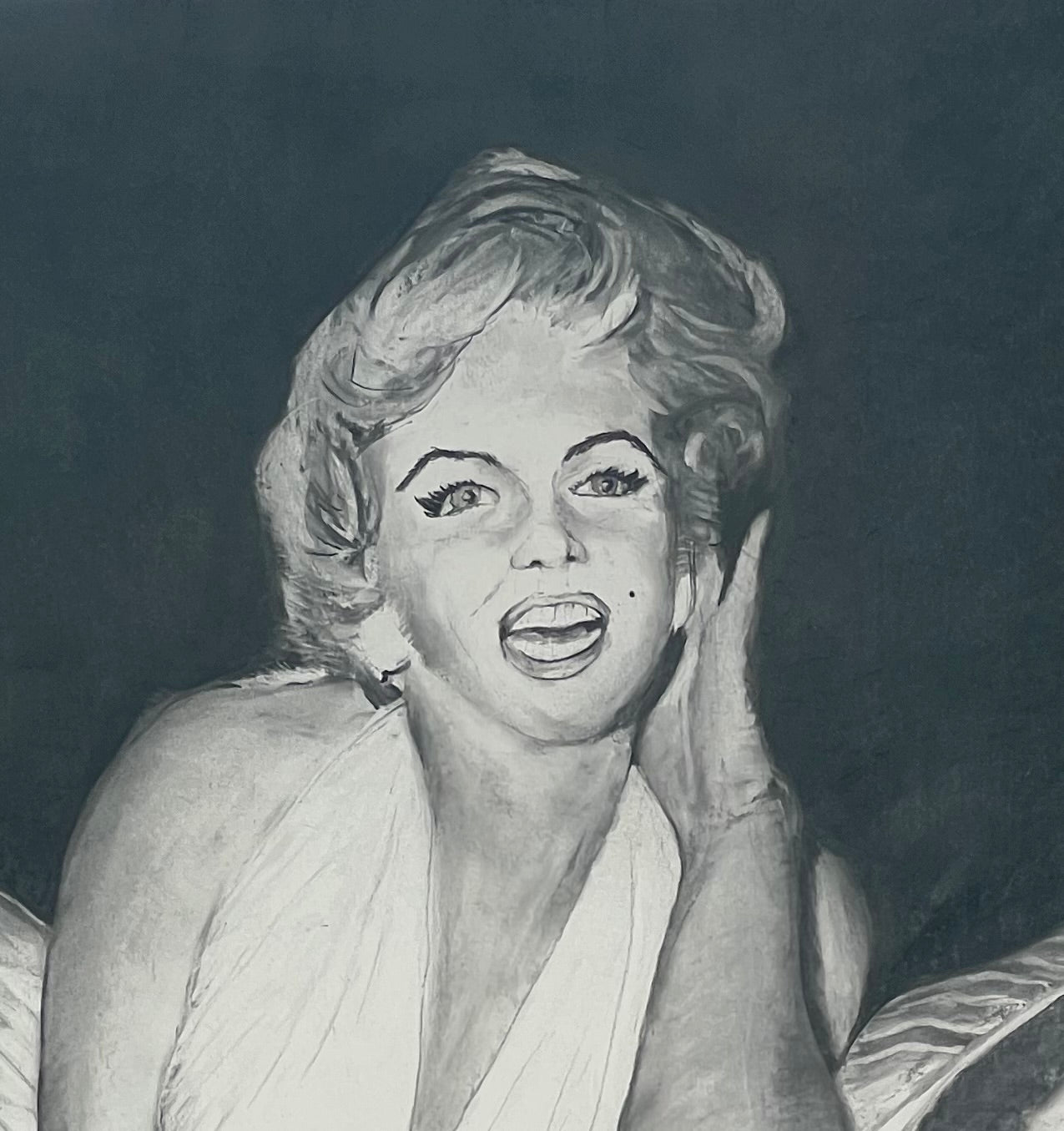  "Obra Marilyn Monroe - Vista de conjunto en contexto de galería"