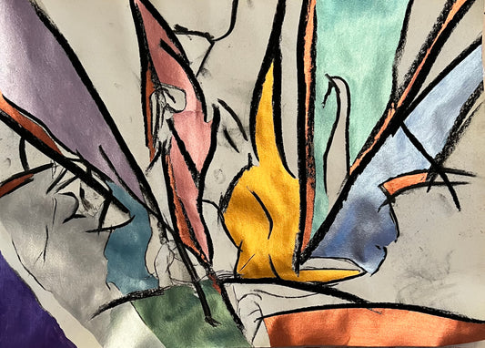 Energía Abierta - Pintura abstracta acrílico - Arte contemporáneo - Claudia Parise
