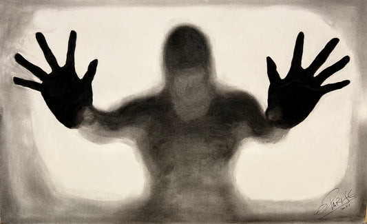 Encuentro a sí Mismo - Obra original arte contemporáneo - Reflexión introspectiva - Osvaldo Parise
