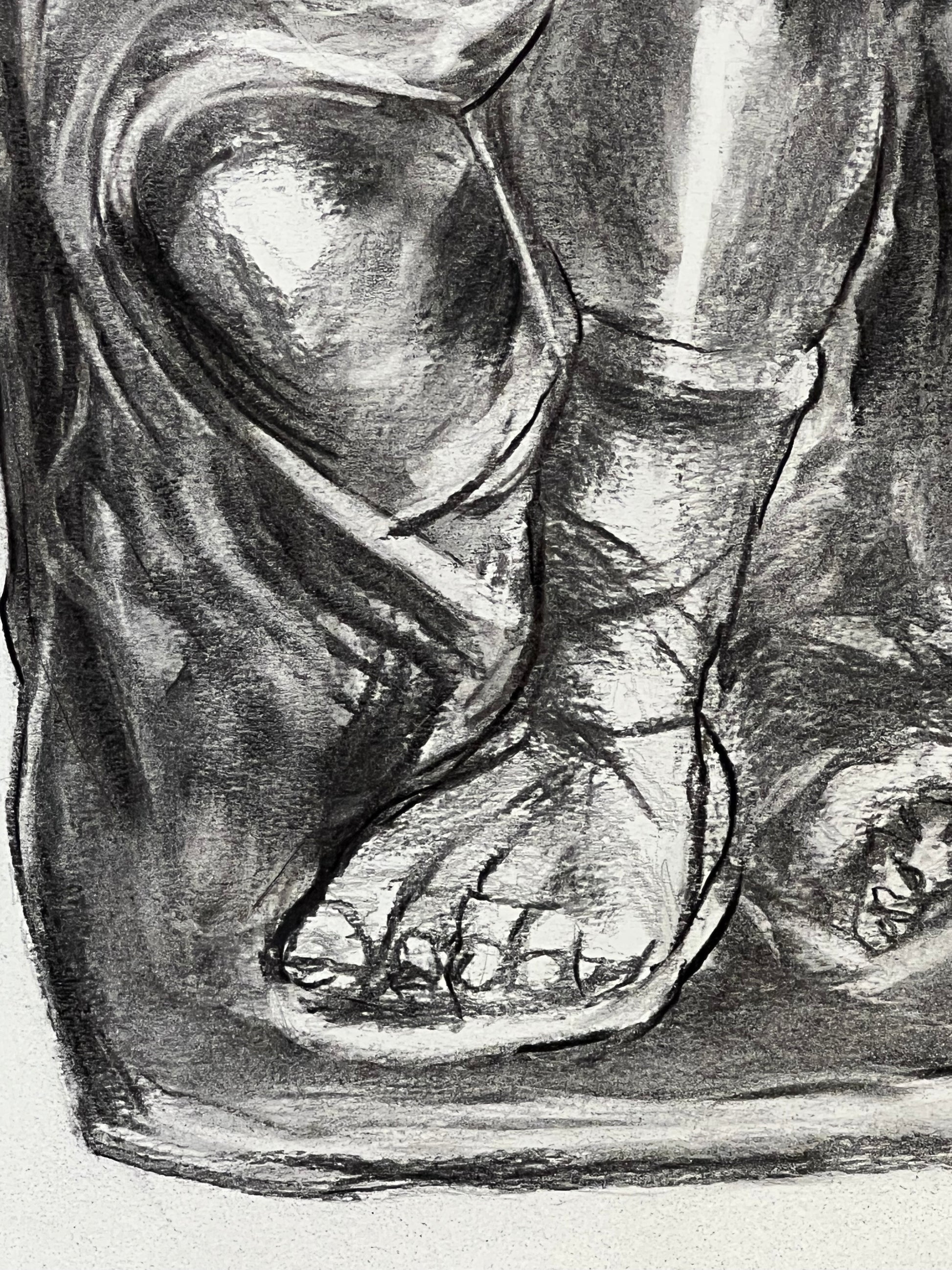 Moisés - Vista completa retrato original - Arte contemporáneo - Osvaldo Parise
